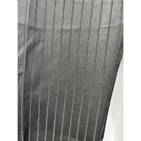 Apt 9 Cropped Dress Pants Womens 10 Ava Fit Black Striped Capri Career‎ NEW - Picture 8 of 9